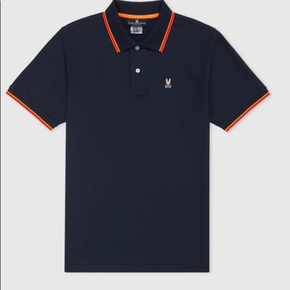 Pyscho Bunny Navy Polo, XL 6 Size